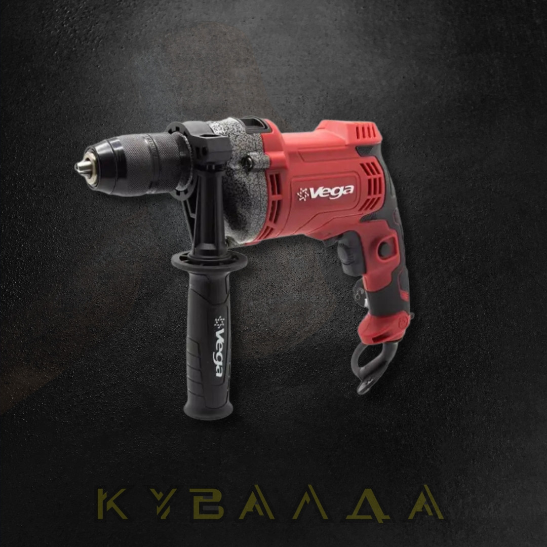 Дриль електричний ударний VEGA Professional VD-1200 (1200 Вт, 0-2800об/хв, 13 мм)
