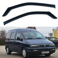 Дефлектори вікон вітровики на авто Fiat Scudo I 1997-2007 (скотч) довгий AV-Tuning