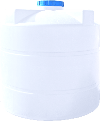 Ємність 3500 л вертикальна ПБ біла