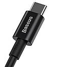 Кабель Baseus Type-C Superior Series Fast Charging Data Cable 100W 1m, Black (CATYS-B01), фото 3
