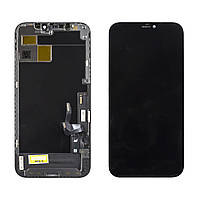Дисплей APPLE iPhone 12/12 PRO (IPS) (IN CELL) (JK) с черным тачскрином