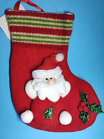 Новорічний мішок для подарунків маленький