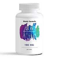 Піридоксин, Вітамін B-6 Bionic formula 100mg, 100 капсул