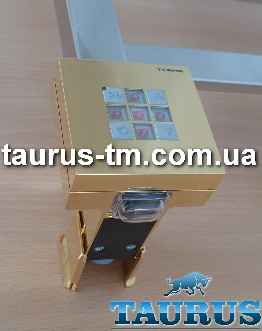 Золотой квадратный ТЭН KTX2 MS: регулятор 30-60C + таймер 2 ч. + маскировка провода + LED. Мощность: 120-1000W - фото 4 - id-p368736383