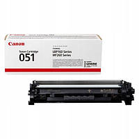 Оригинальный черный картридж тонер Canon 051 Black 1700 страниц