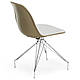 Стілець Tilia Eos-X ніжки металеві хромовані кавовий - біла слонова кістка, фото 2