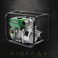 APRO Мотопомпа бензиновая 4-х тактн. WP-60 6.5 л.с. 60 м³/ч 30 м