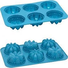 Форма силіконова 6шт на планшеті FY-0198, 26*17*3см MZOPT