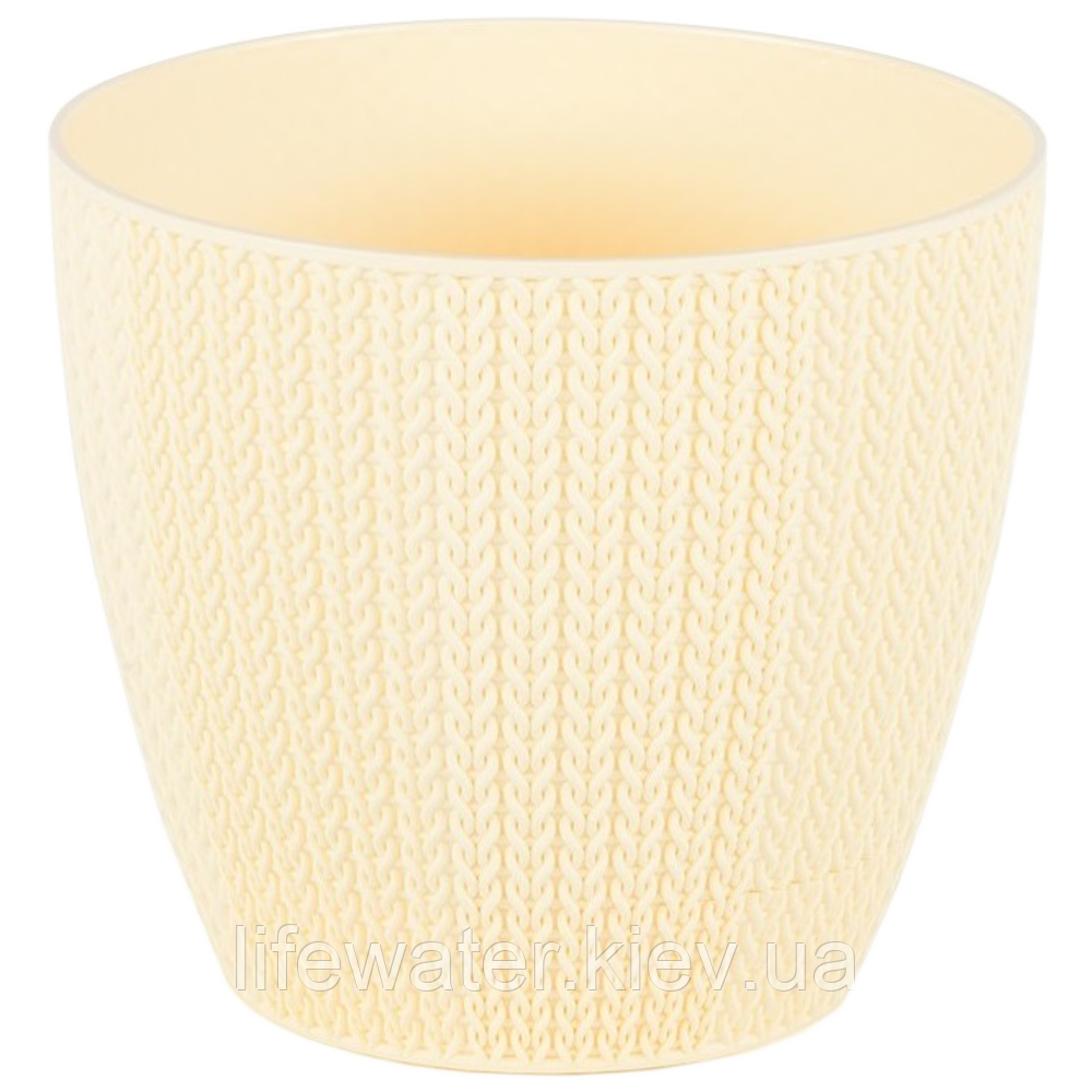 Горщик для квітів Sumela 2,5 л світло-жовтий, фото 1