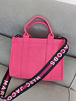 Сумка женская Марк Джейкобс шопер малиновый Marc Jacobs Tote Bag большой