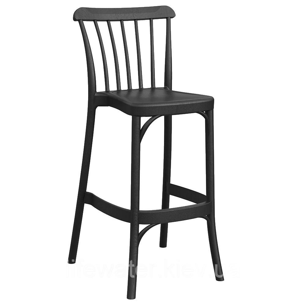 Стілець барний Tilia Gozo 65 см чорний, фото 1