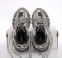 Женские кроссовки Balenciaga Track 3.0 Gray Premium (серые) ультрамодные стильные кроссы Баленсиага Y14331
