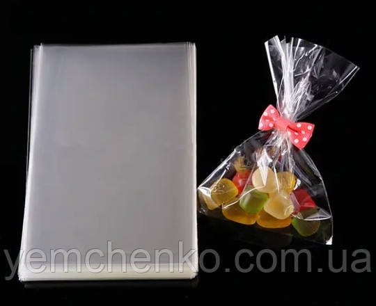 Пакети поліпропіленові прозорі д 200×150 ш мм, 30 мкм — 1 уп/500 шт, універсальні, фото 1