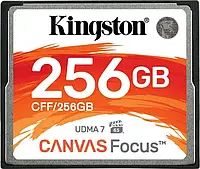 Карта пам'яті Kingston Compact Flash 256GB Canvas Focus UDMA7 VPG-65 1000x (CFF/256GB)