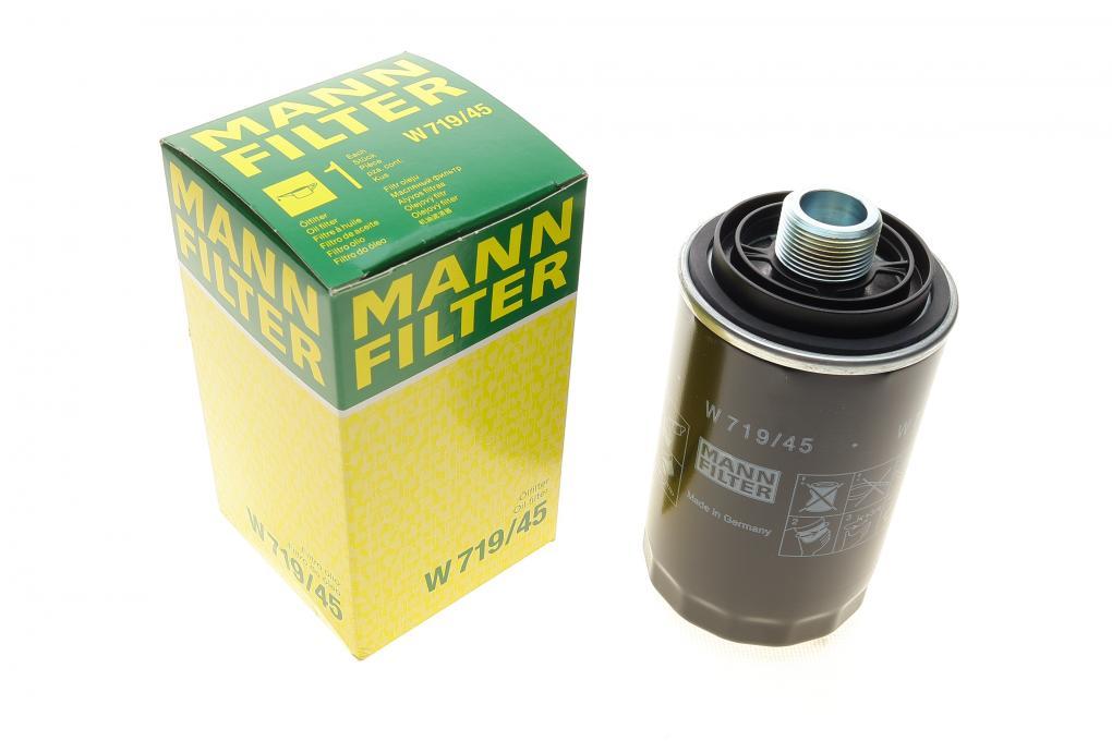 Фільтр масляний VW T5 2.0TSI 11- MANN-FILTER W 719/45 UA61