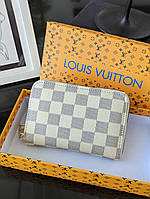 Женский кошелек мини Louis Vuitton белый Луи Виттон