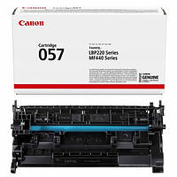 Оригинальный картридж тонер Canon 057 Black 3.1K черный 3100 страниц