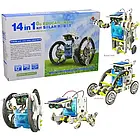 Дитячий розвиваючий конструктор робот на моторчику 14 в 1 Solar Robot Kit та сонячній батареї Master-1, фото 4