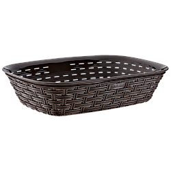 Хлібний кошик під ротанг темно-коричневий
