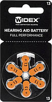 Батарейки для слуховых аппаратов 13 Widex (Великобритания) + Бесплатная доставка Укрпочтой от 500 грн.