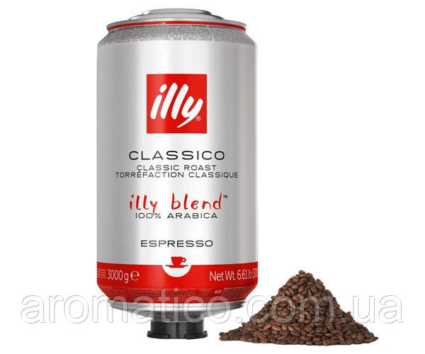 Кава "ILLY" medium в зернах ж/б 3 кг