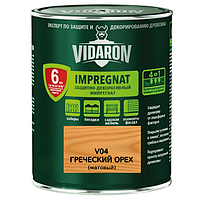 Импрегнат защитно-декоративный Vidaron V04 греческий орех 2.5 л