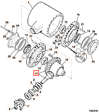 458/70246Т, 458/70246, 453/01500, 458/70060, 458/70220 Головна пара 13/33 для JCB 3CX, 3CX Super, 4CX, фото 3
