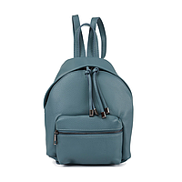 Рюкзак жіночий шкіряний міський Virginia Conti 8300 маленький Сіро-блакитний
