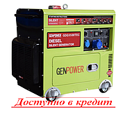 Генератор дизельний трехфазный 7 кВт GenPower GDG 9500 TEC Турция