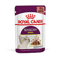 Royal Canin Sensory Smell Gravy влажный корм для кошки стимулирует нюховые рецепторы, в соусе 85 гр