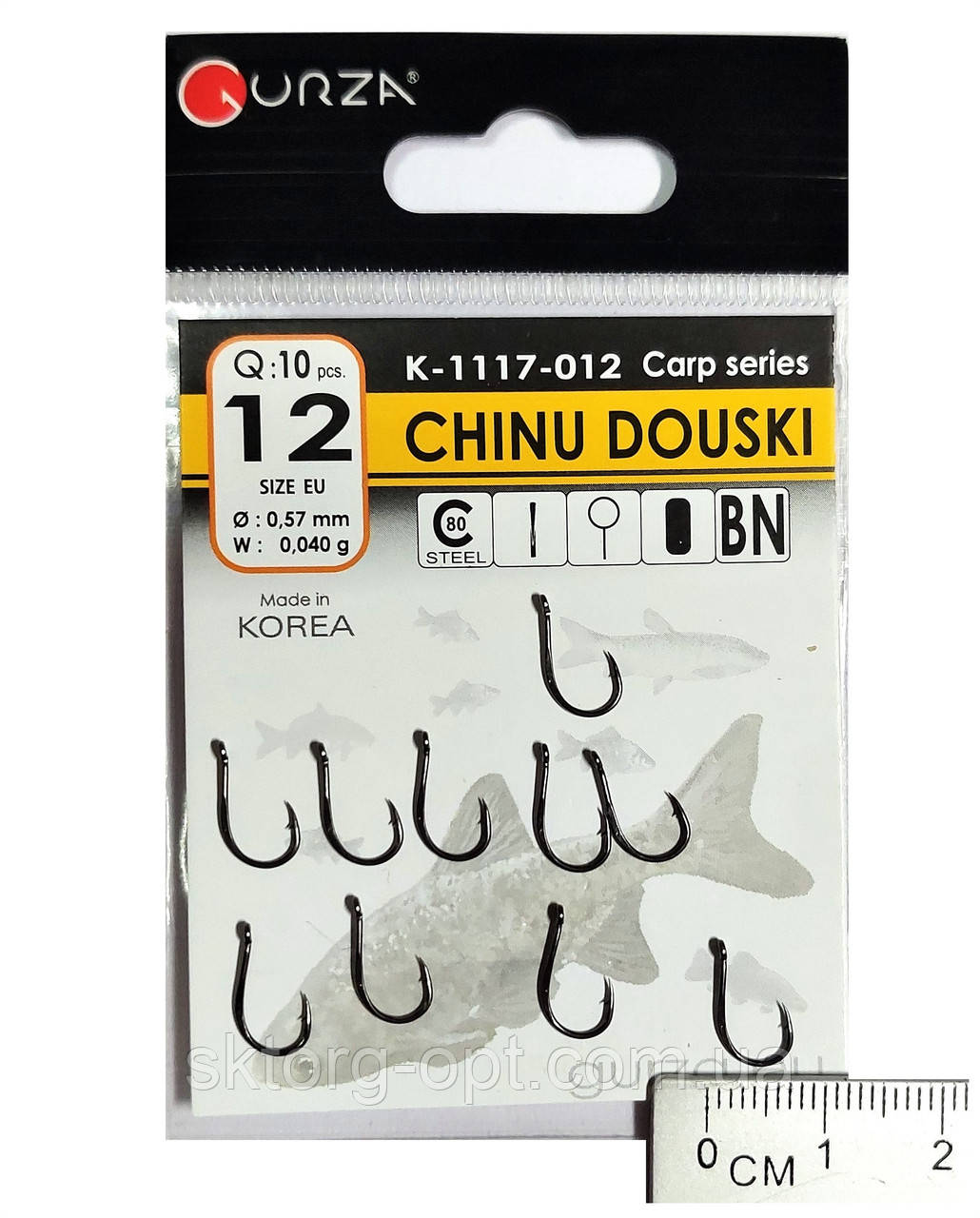 Крючок Gurza Chinu Douski ring BN K-1117 №12