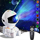 Світильник нічник проектор зоряного неба Космонавт, Астронаф сидячий Mini, пульт, фото 10