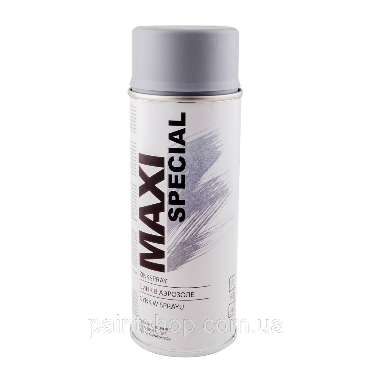 Грунт аерозольний цинковий Maxi Color Сірий 400 мл, фото 1