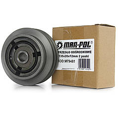 Відцентрова муфта 135х20 мм 2 ремені Mar-Pol M79481