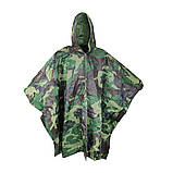 Пончо-плащ дощовик Nylon-PVC Camo Woodland PP-RP-VN-WD, фото 2
