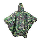 Пончо-плащ дощовик Nylon-PVC Camo Woodland PP-RP-VN-WD, фото 5