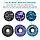 Абразивний кораловий диск 125 мм P180 (Синій) для видалення іржі/фарбою, Середня жорсткість, фото 4