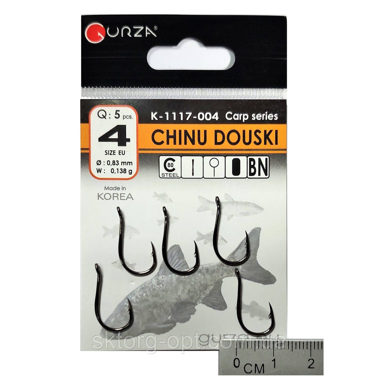 Крючок Gurza Chinu Douski ring BN K-1117 №4, фото 1