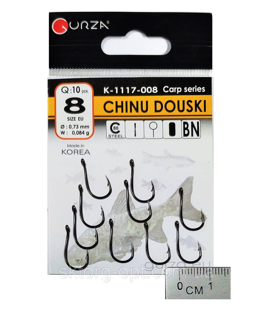 Крючок Gurza Chinu Douski ring BN K-1117 №8
