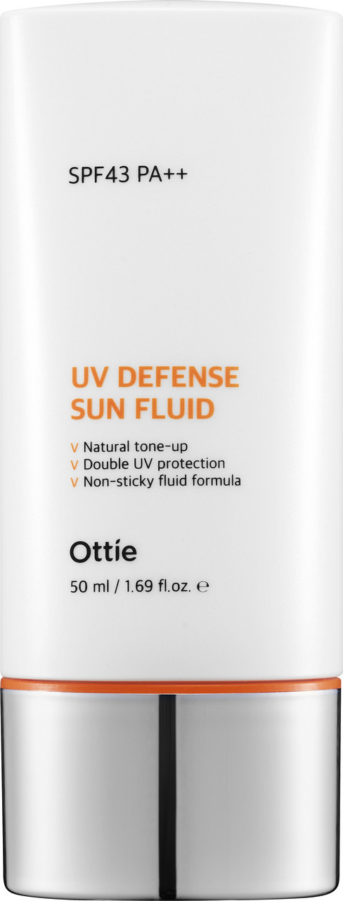 Водостійкий флюїд для захисту від сонця Ottie UV Defense Sun Fluid SPF43/PA ++ 50 мл (8809276013088)