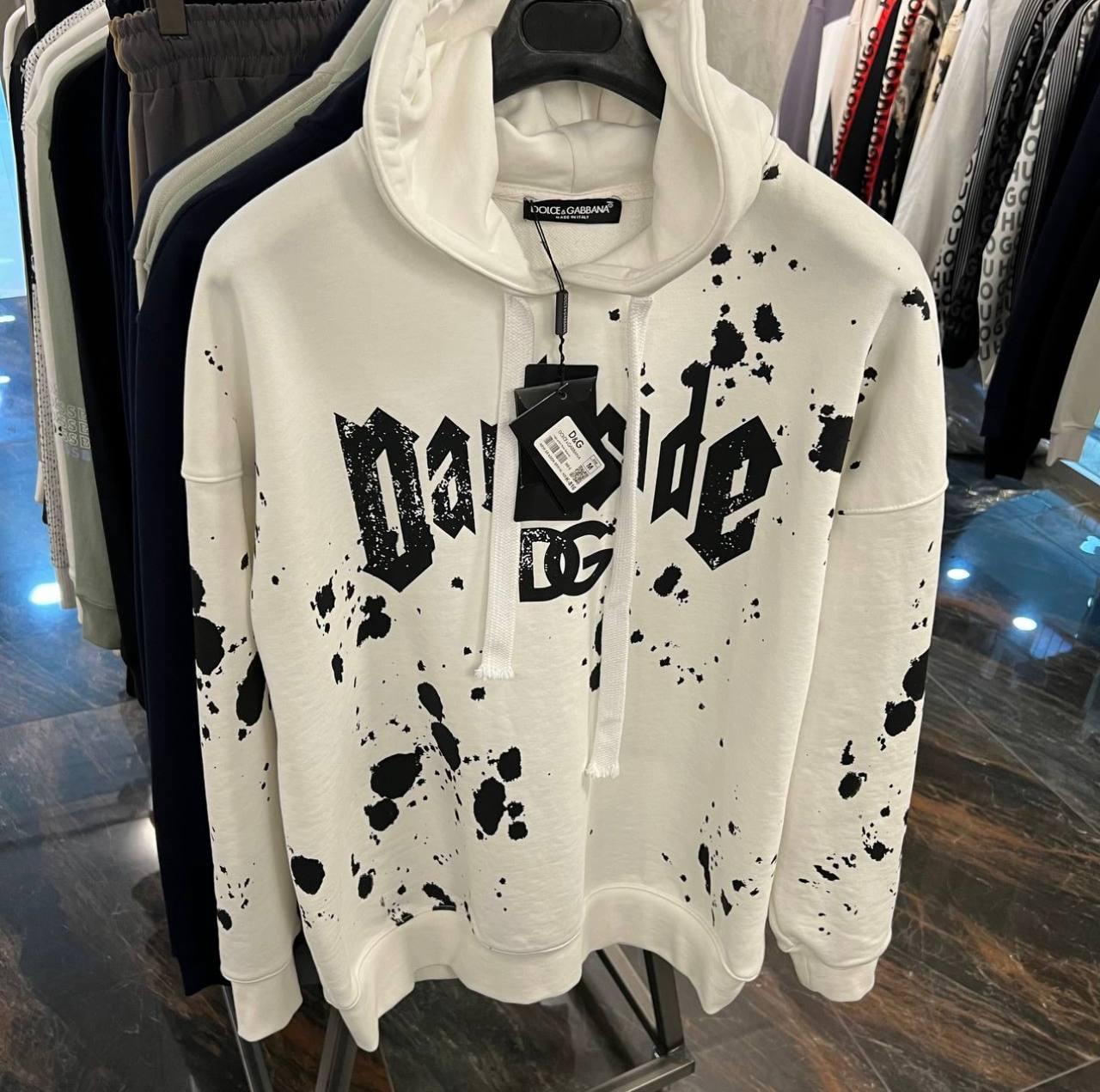 Чоловіча кофта худі DOLCE GABANNA D11640 біла S, фото 1