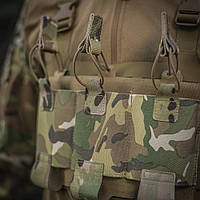 Потрійний еластичний підсумок на 3 магазини M-Tac Elite Laser Cut Multicam ЗСУ, Molle підсумок АК Мультикам