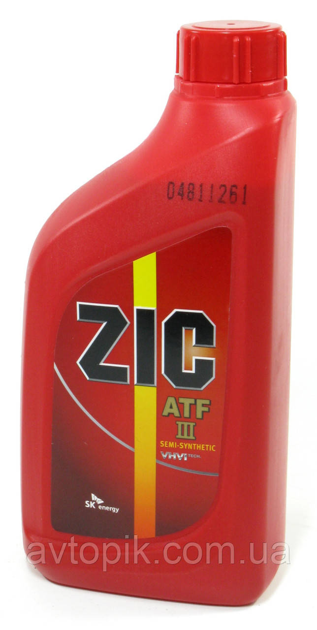 Трансмісійне масло ZIC ATF 3 (1л.)