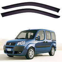 Дефлектори вікон вітровики на авто Fiat Doblo I 2000-2010 (скотч) ACRYL-AUTO