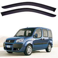Дефлекторы окон ветровики для авто Fiat Doblo I 2000-2010 (скотч) ACRYL-AUTO
