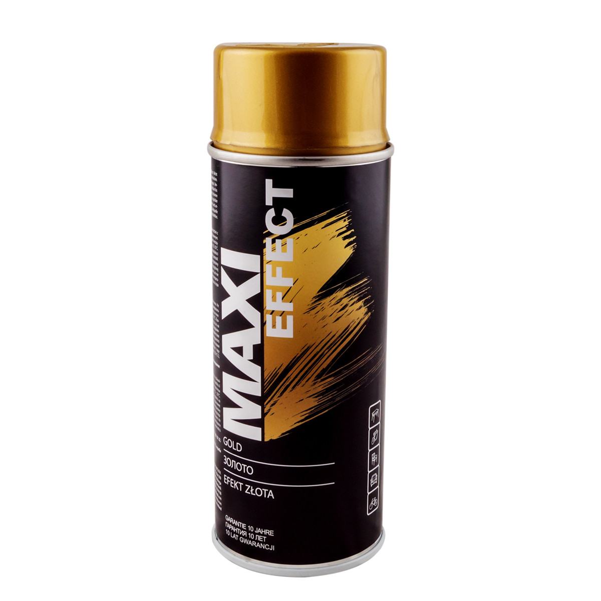 Емаль аерозольна Maxi Color Золотий ефект 400 мл, фото 1