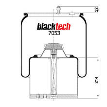 Пневмоподушках BPW RML7053C (BLACKTECH)