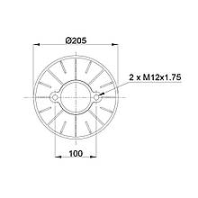 Пневмоподушках RML75268CP5 (BLACKTECH)