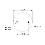 Пневмоподушках RML75268CP5 (BLACKTECH), фото 3