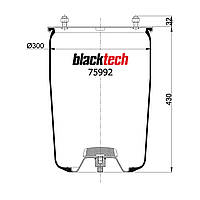 Пневмоподушках BPW RML75992 (BLACKTECH)